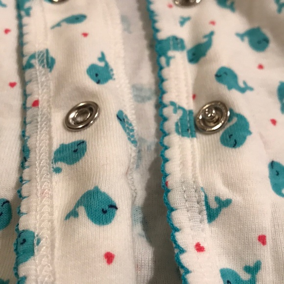 Baby Whale Pattern Onezie - Picture 3 of 5
